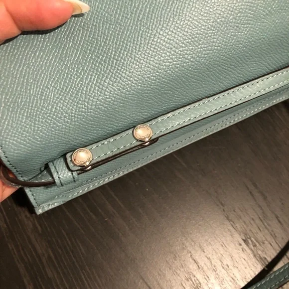 Coach Blue Leather Crossbody Bag - Picture 3 of 10